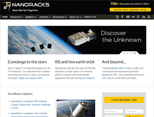 Tablet Screenshot of nanoracks.com